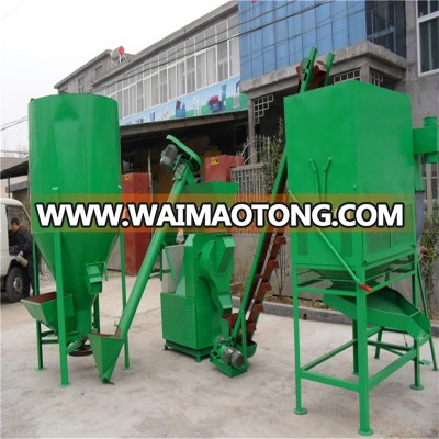 Vertical Animal feedstuff grinding and mixing machine (suction type) grinder and mixer